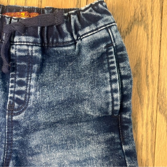 7 for All Mankind Little Boys Blue Denim Jean Shorts Size 18 Months - Picture 3 of 10